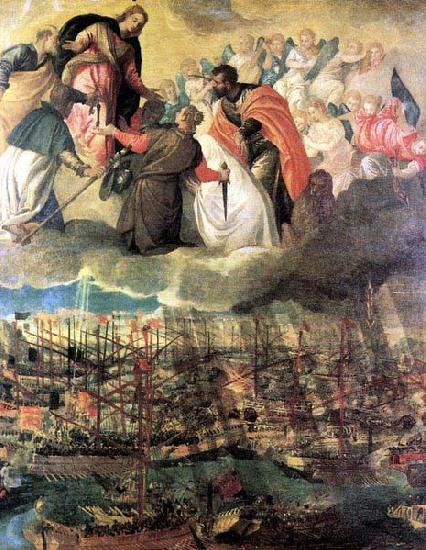 Paolo Veronese The Battle of Lepanto oil painting image